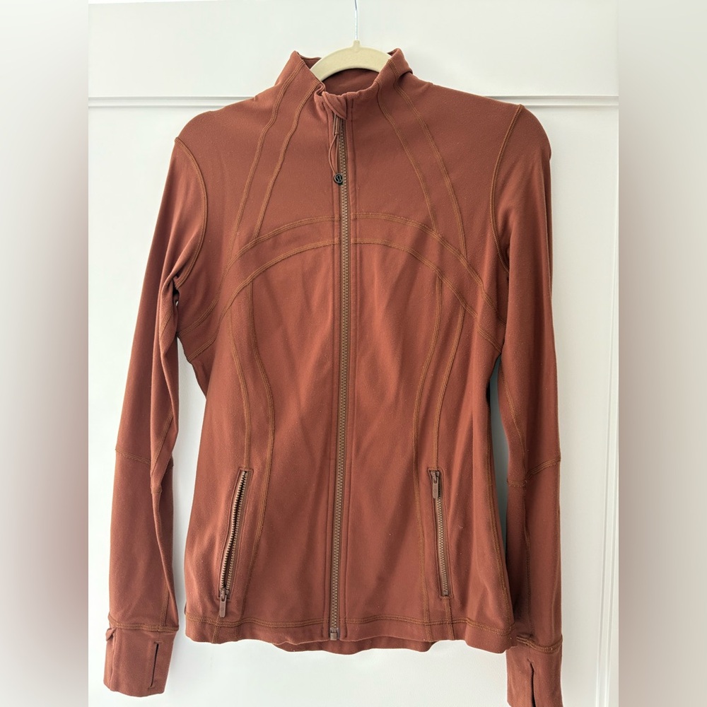 lululemon athletica Roasted Brown Define Jacket Size 8